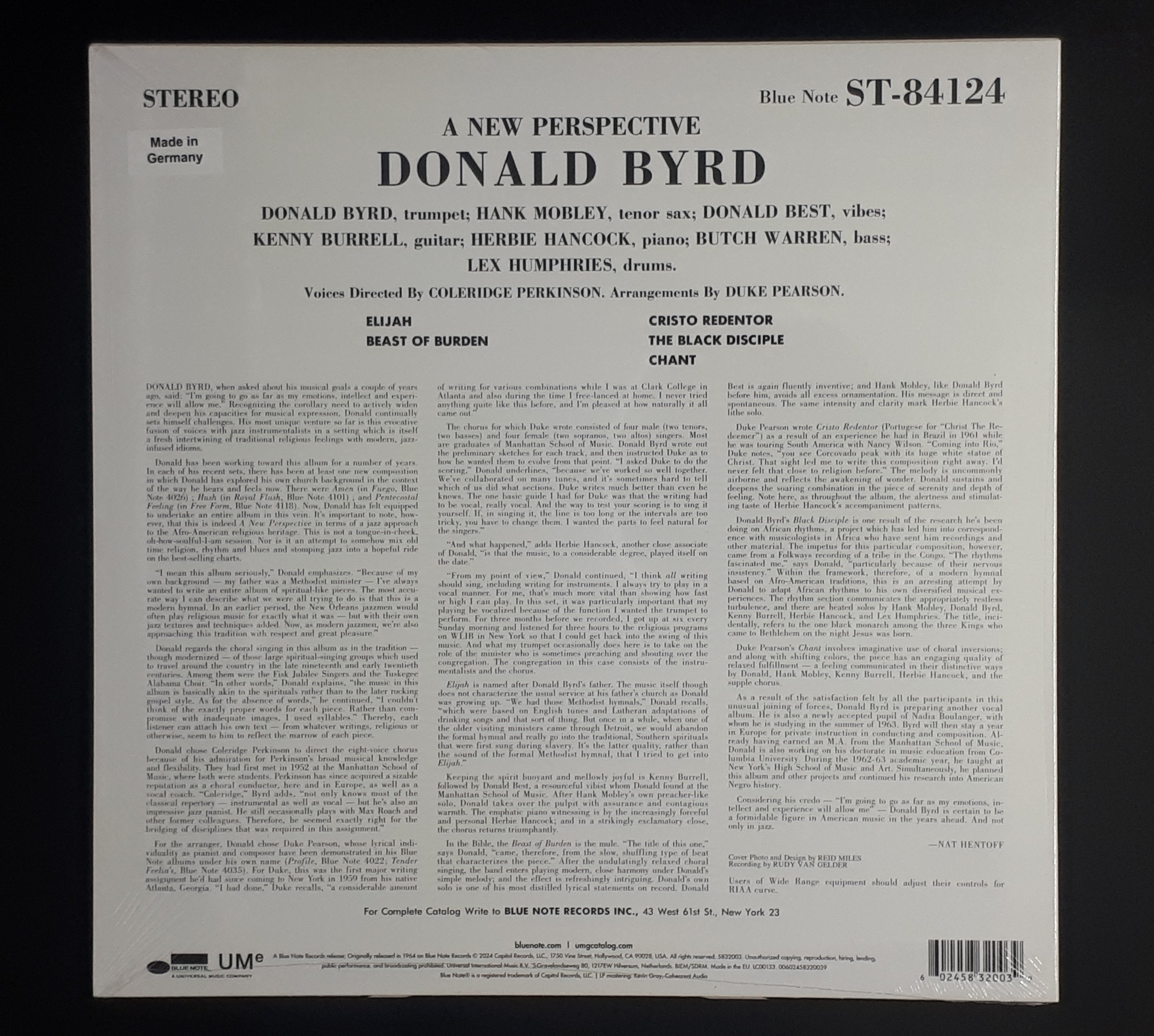 Donald Byrd - A New Perspective