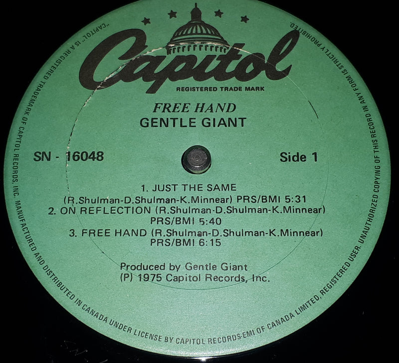 Gentle Giant - Free Hand