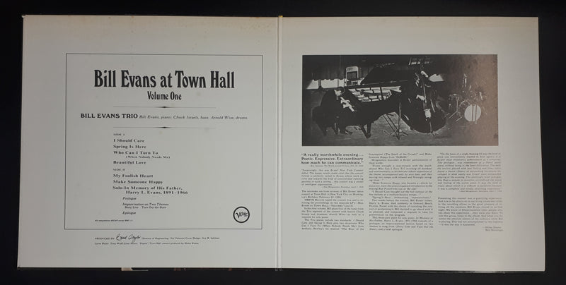 The Bill Evans Trio - Bill Evans At Town Hall (Volume One)