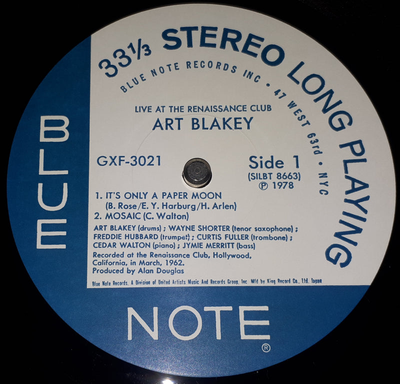 Art Blakey - Live At The Renaissance Club