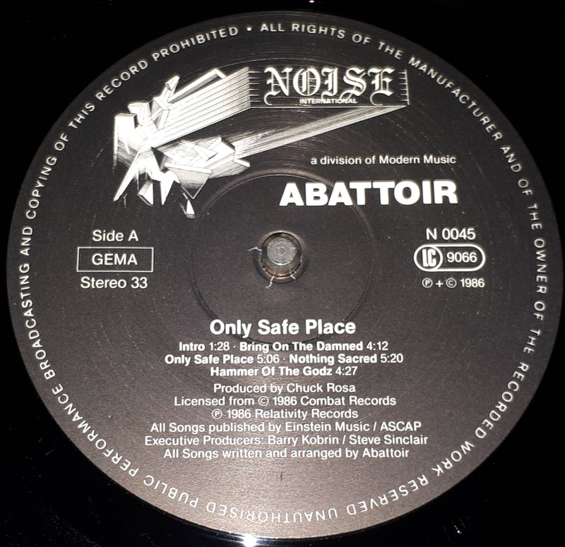 Abattoir - The Only Safe Place