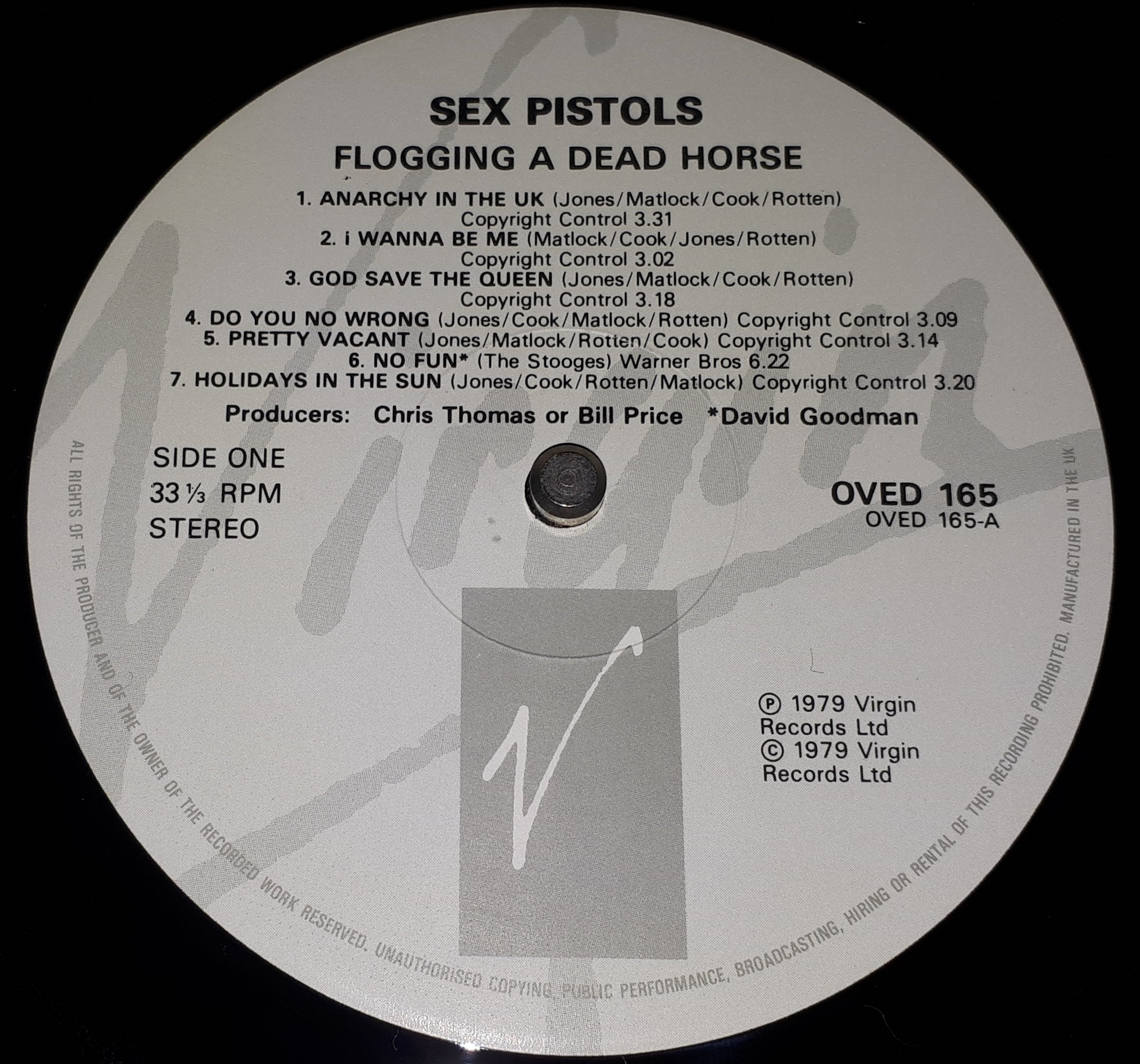 Sex Pistols - Flogging A Dead Horse