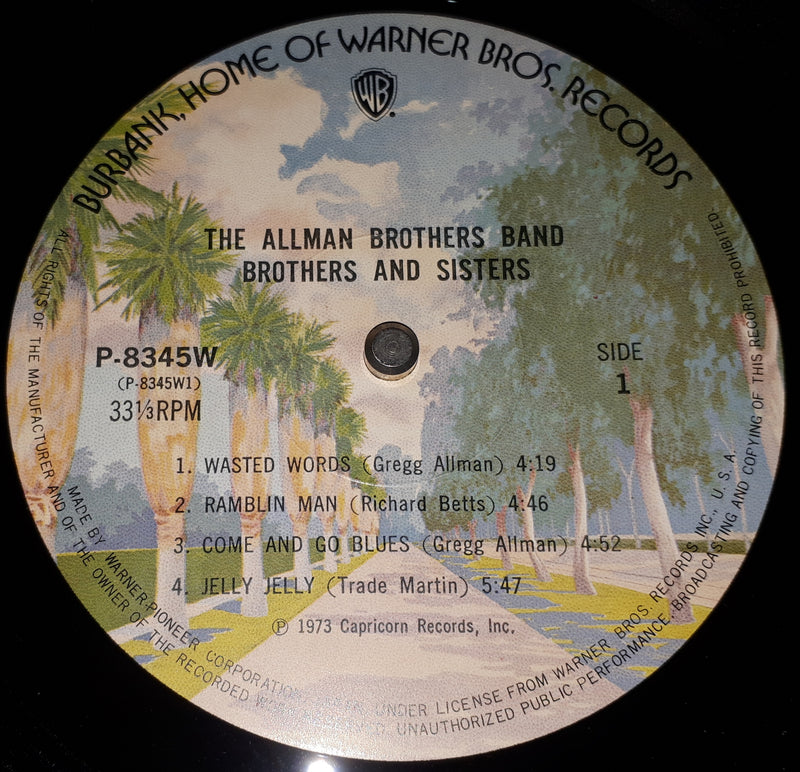 The Allman Brothers Band - Brothers And Sisters ** Sold **