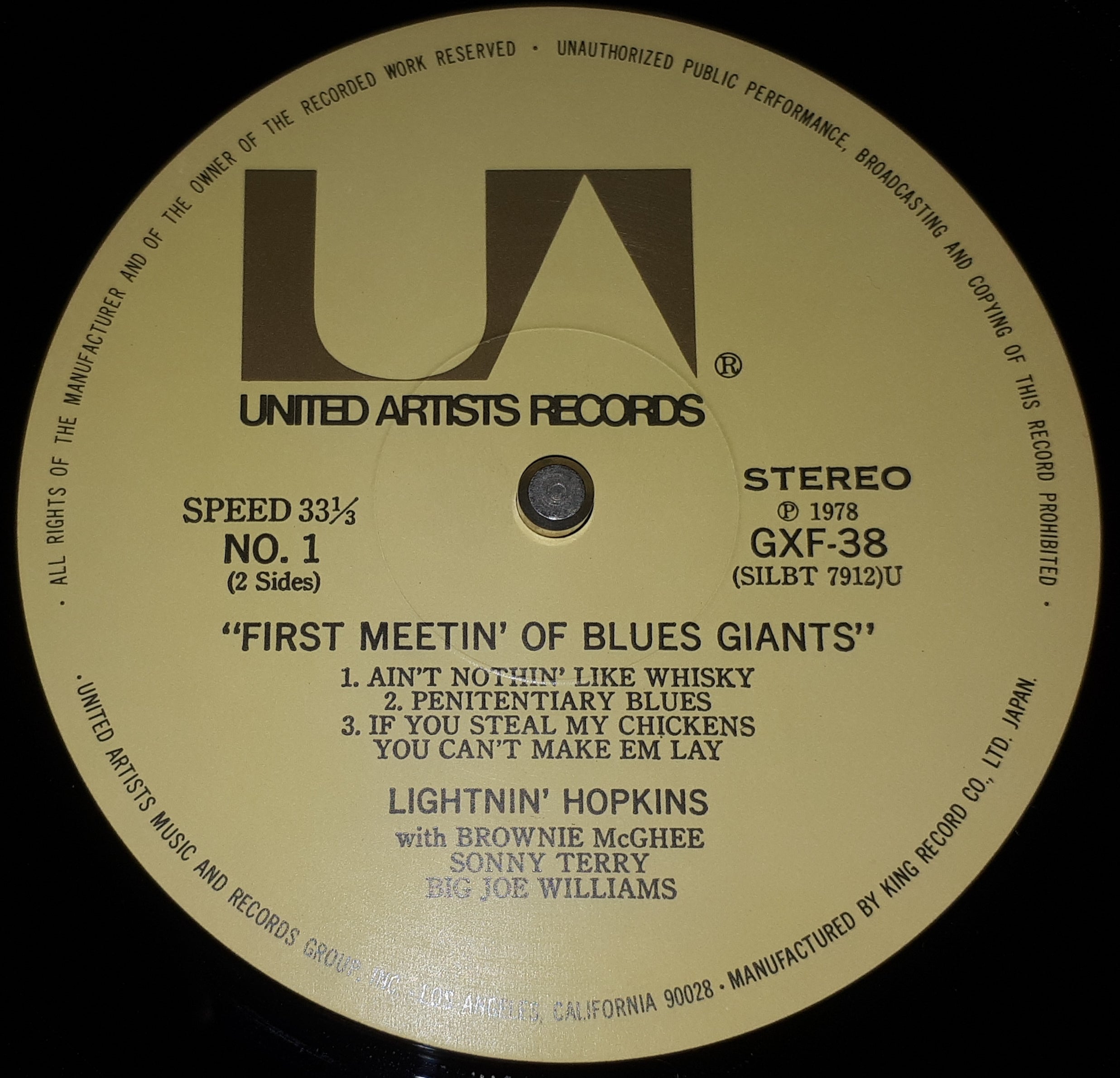 Brownie McGhee - Lightnin' Hopkins - Big Joe Williams - Sonny Terry - Down South Summit Meetin'