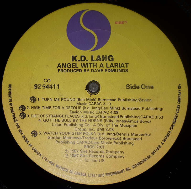 k.d. lang and the reclines - Angel With A Lariat