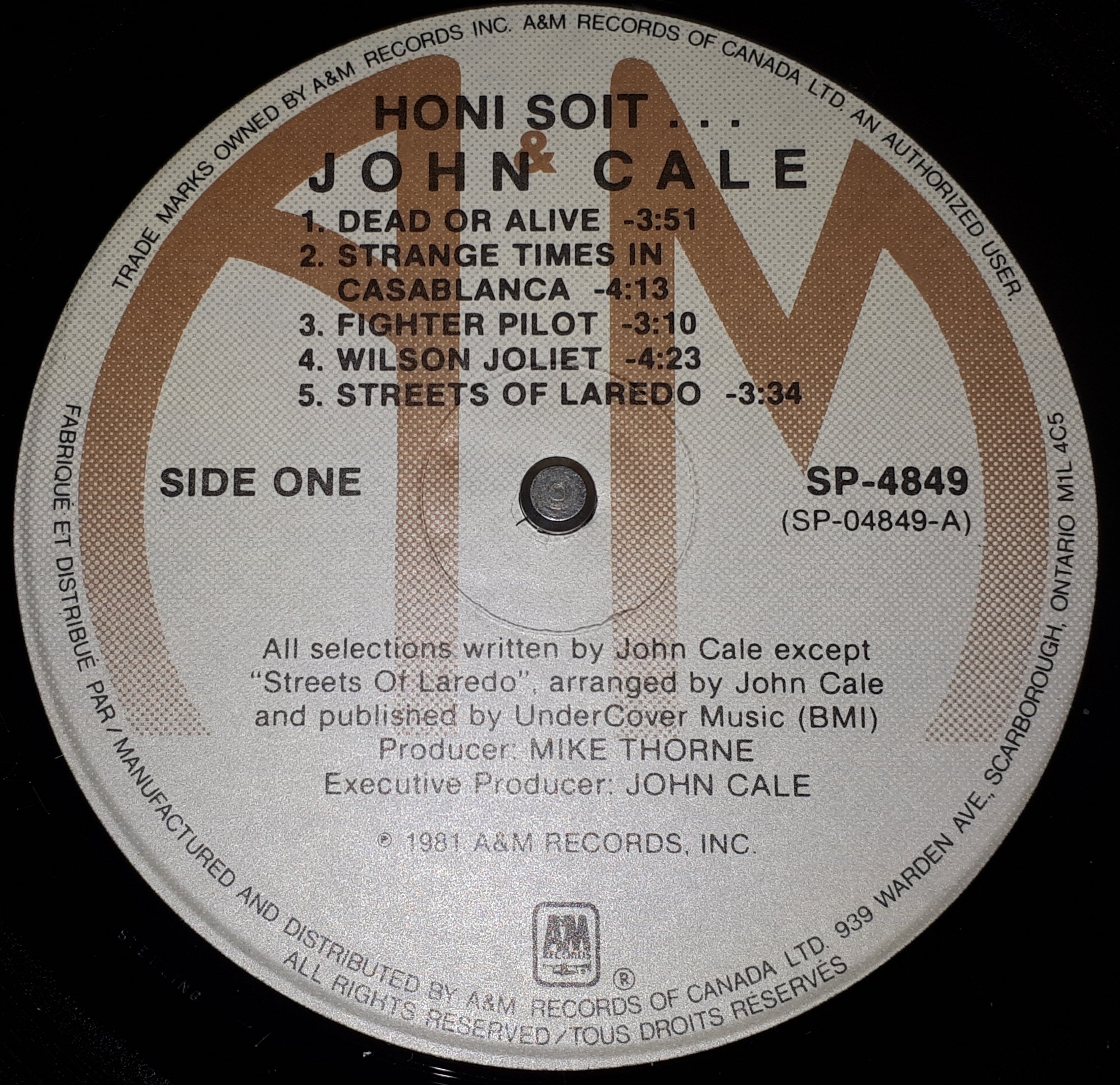 John Cale - Honi Soit