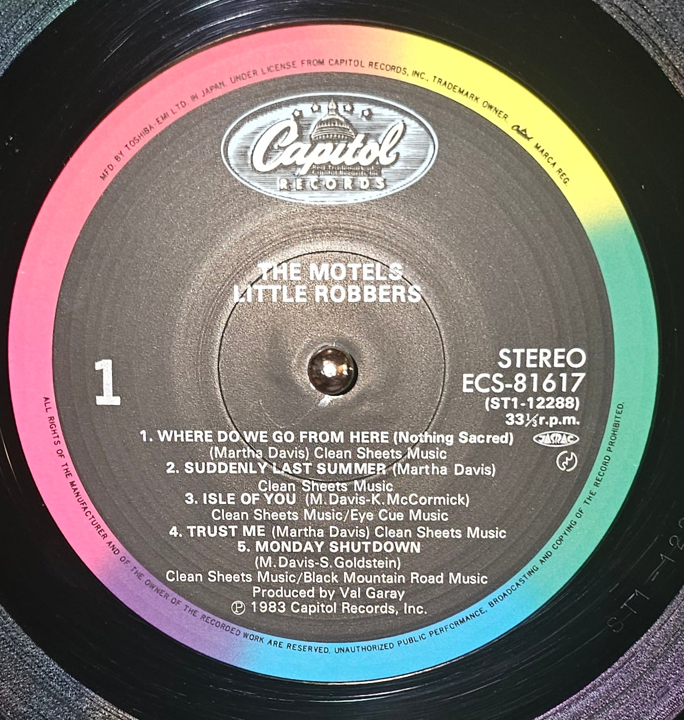 The Motels - Little Robbers