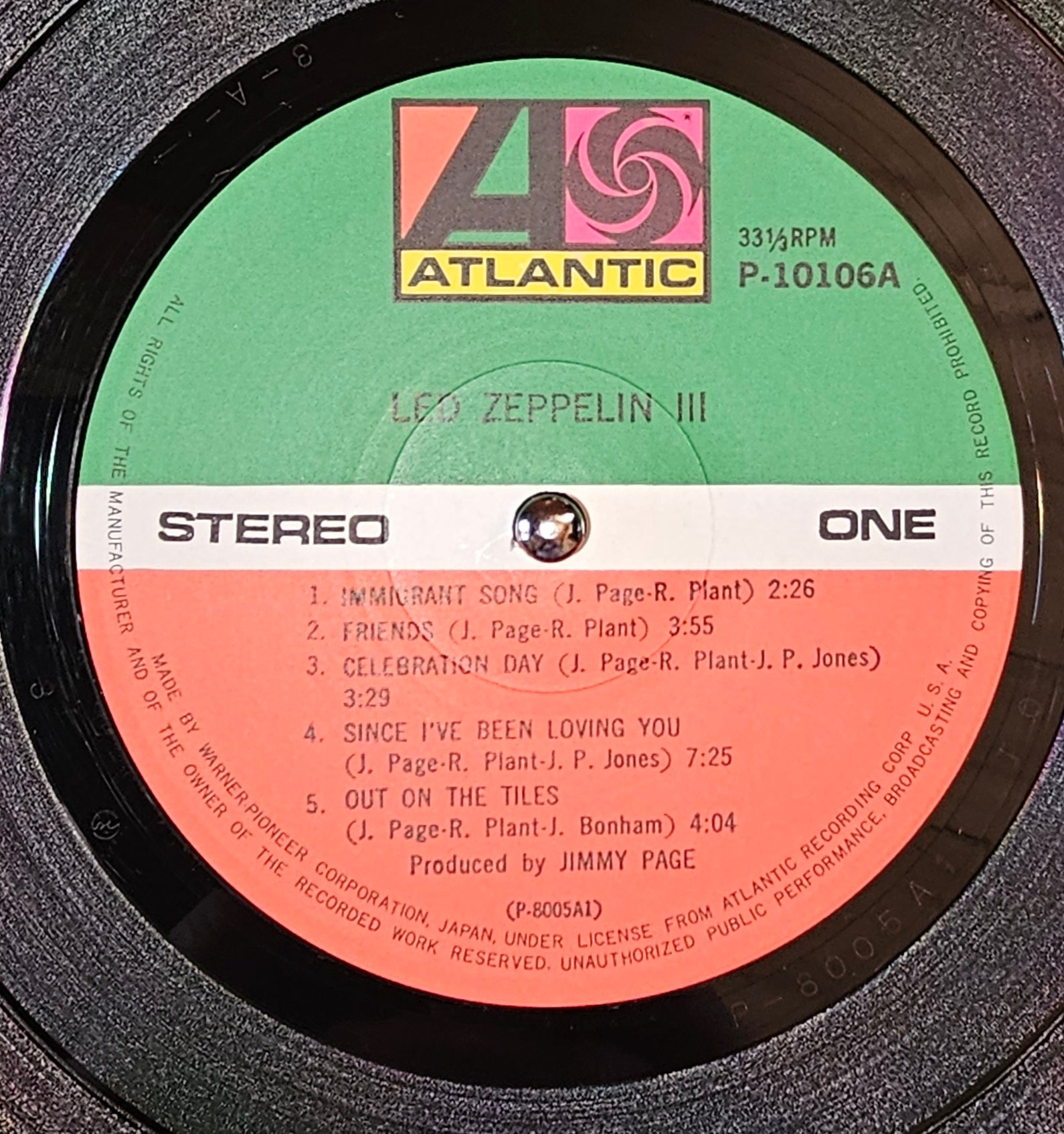 Led Zeppelin - Led Zeppelin III  レッド・ツェッペリン III