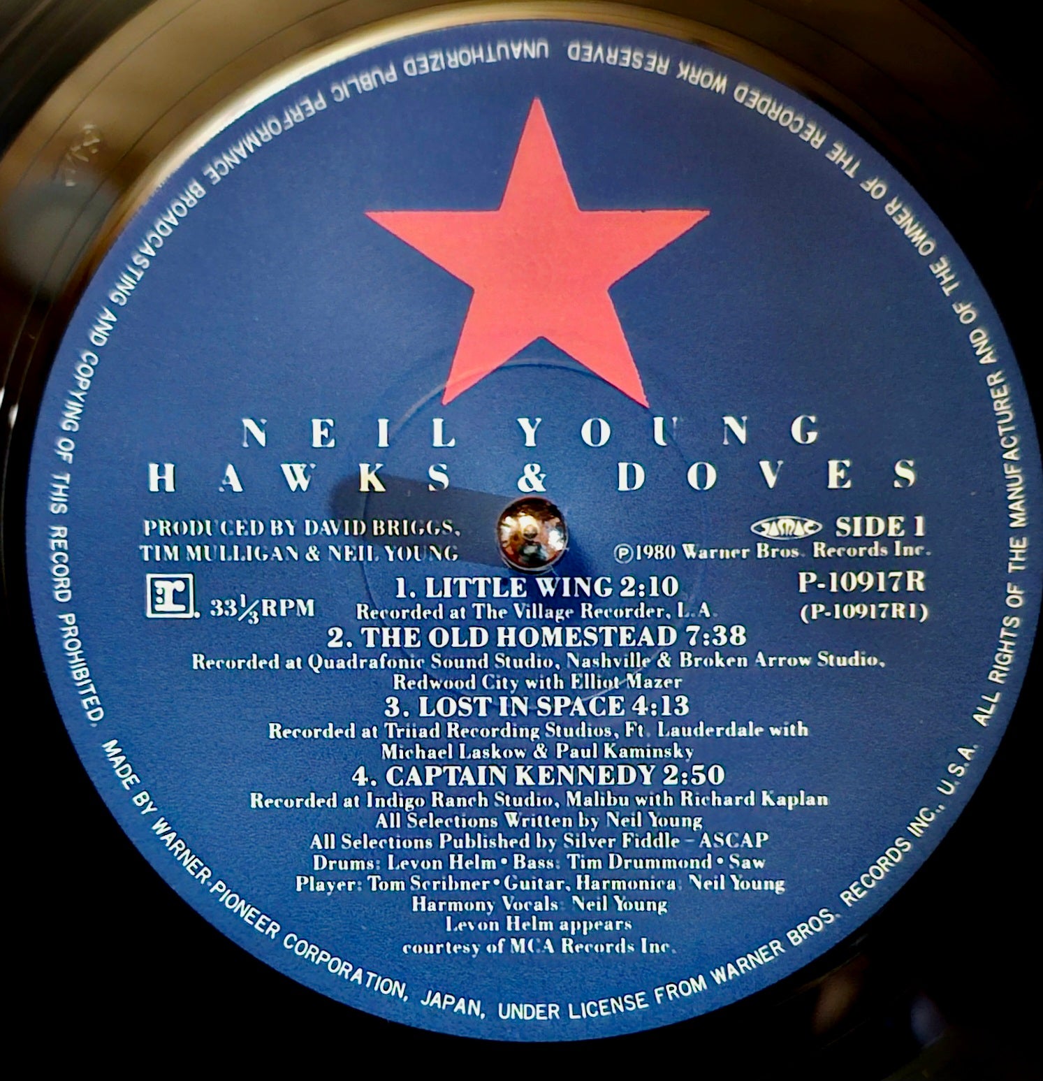 Neil Young - Hawks & Doves  タカ派とハト派 ** Sold **