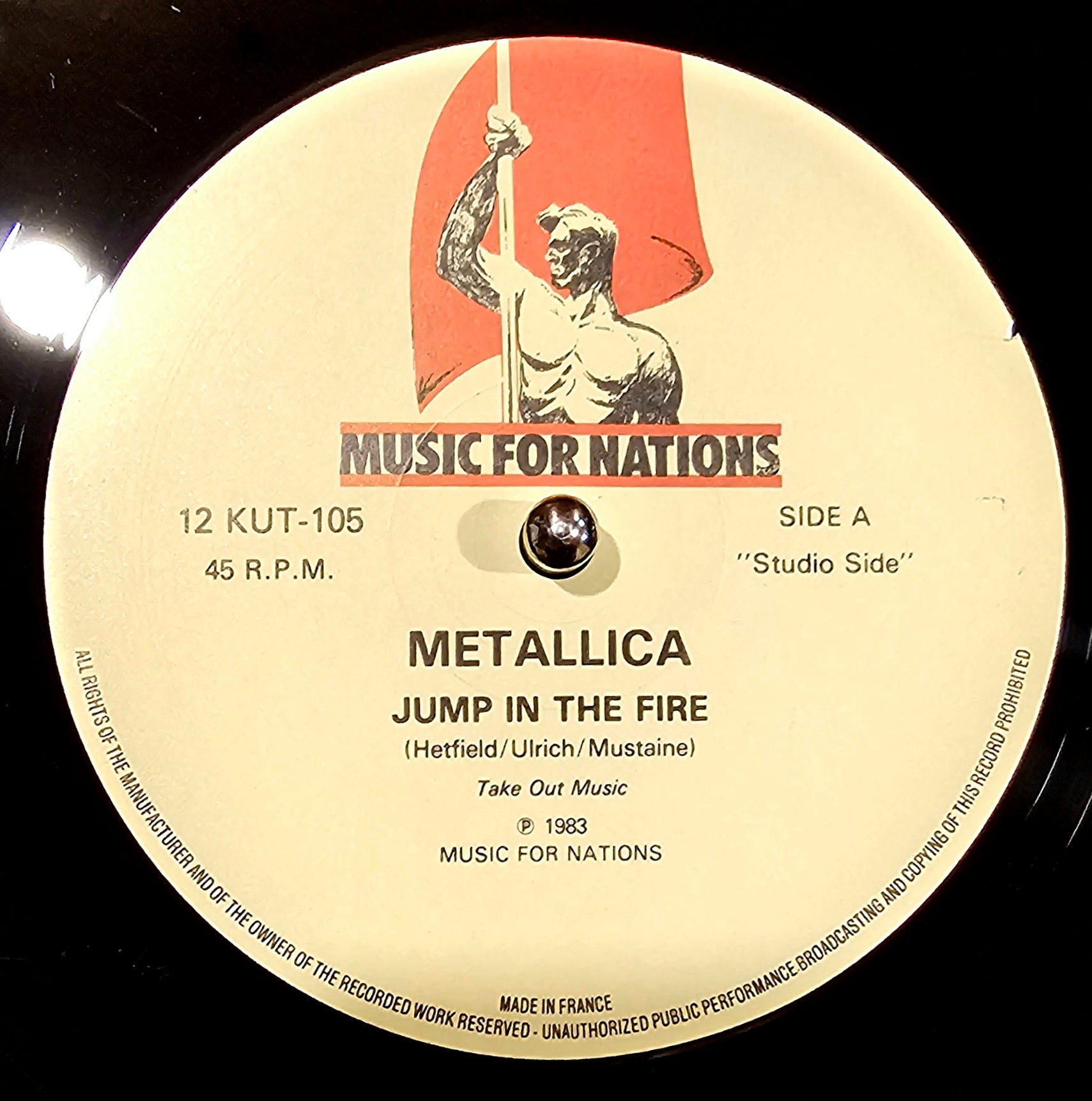 Metallica - Jump In The Fire (U.K.) ** Sold **