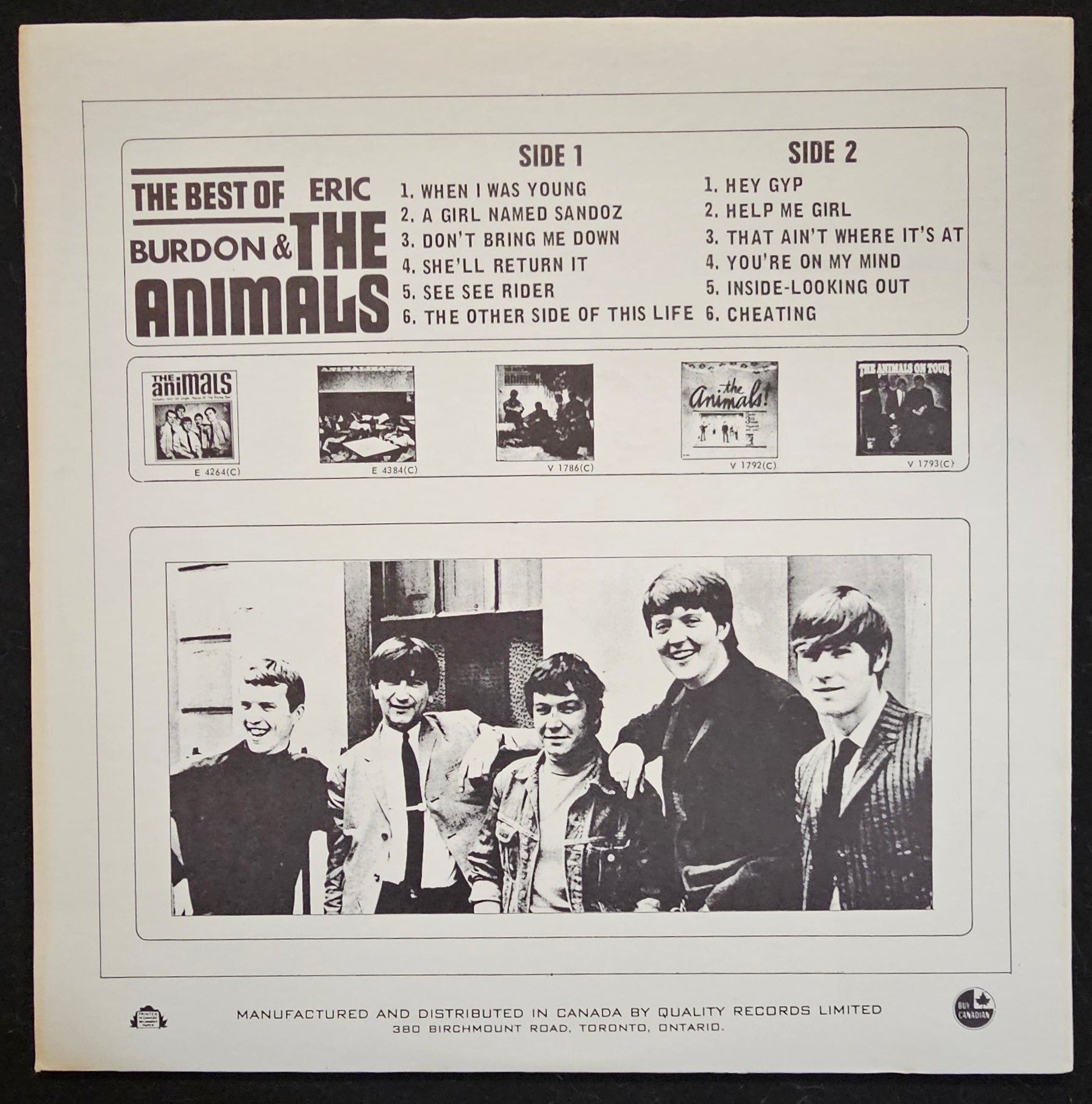 Eric Burdon & The Animals - The Best Of Eric Burdon And The Animals – Vol. II ** Sold **