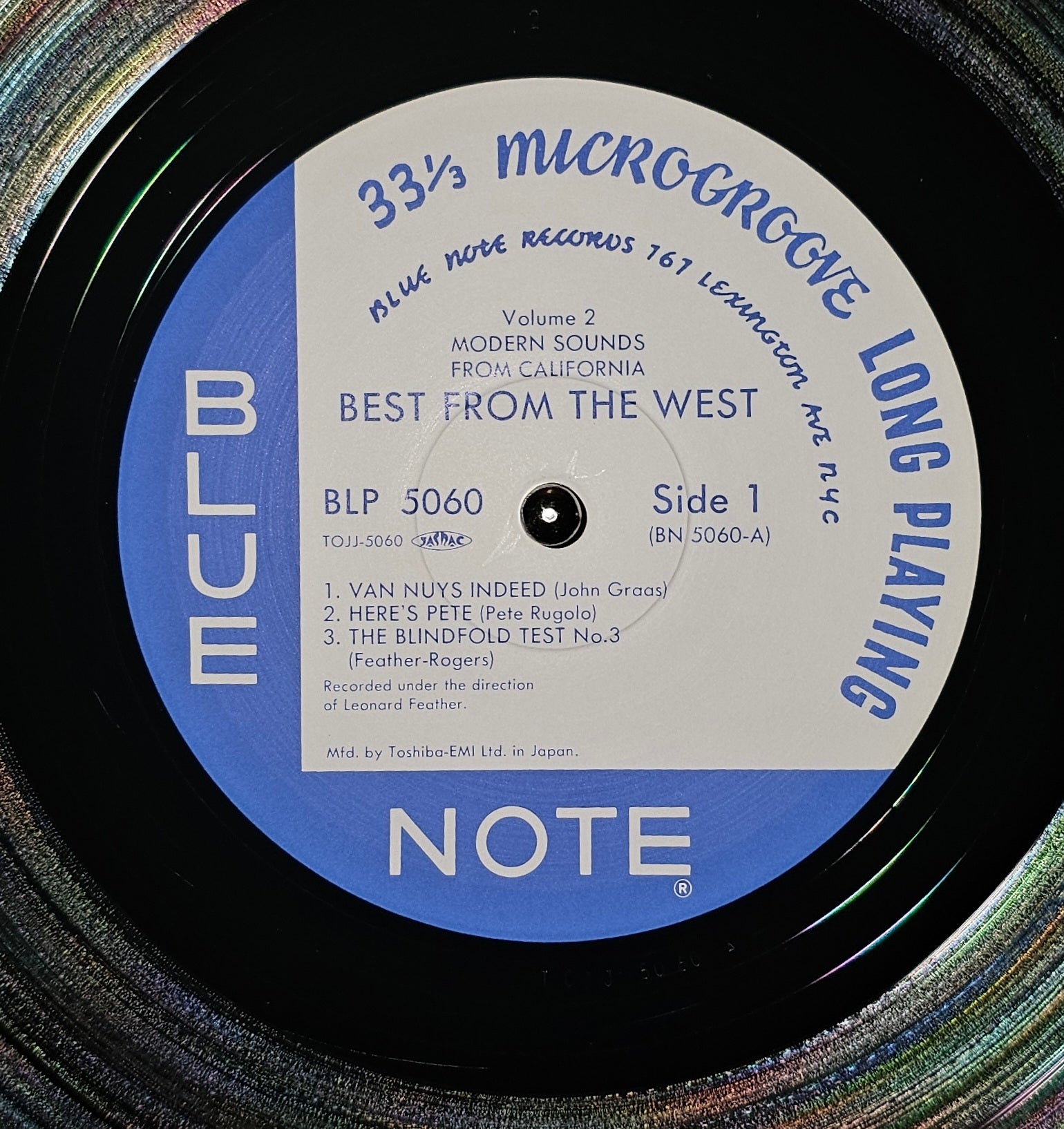 Various - Best From The West Vol. 2 • Modern Sounds From California (10" Blue Note)