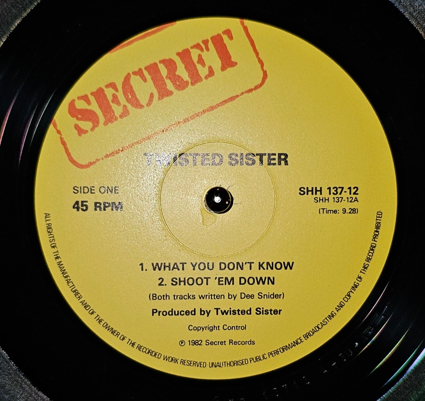 Twisted Sister - Ruff Cutts ** Sold **