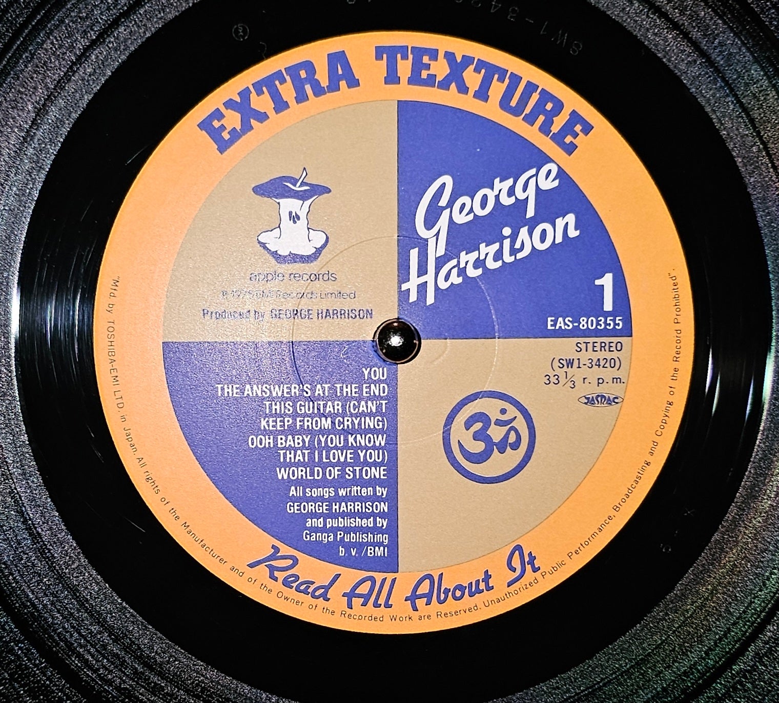 George Harrison - Extra Texture (Read All About It)  ジョージ・ハリスン帝国