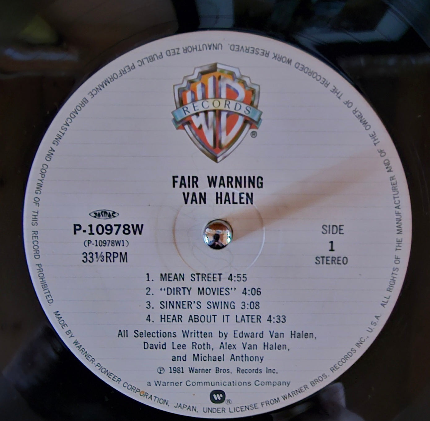Van Halen - Fair Warning