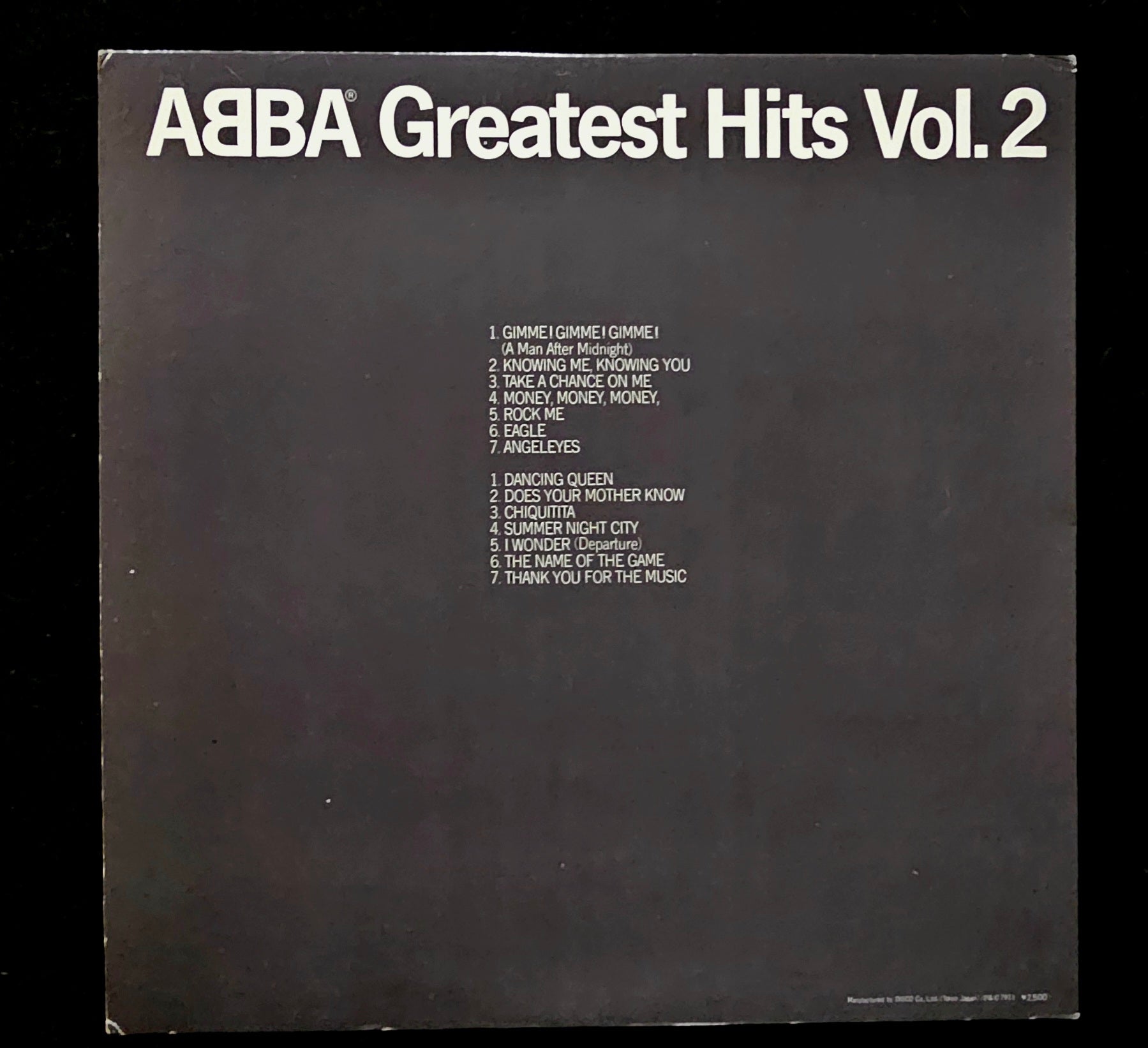 ABBA - Greatest Hits Vol. 2