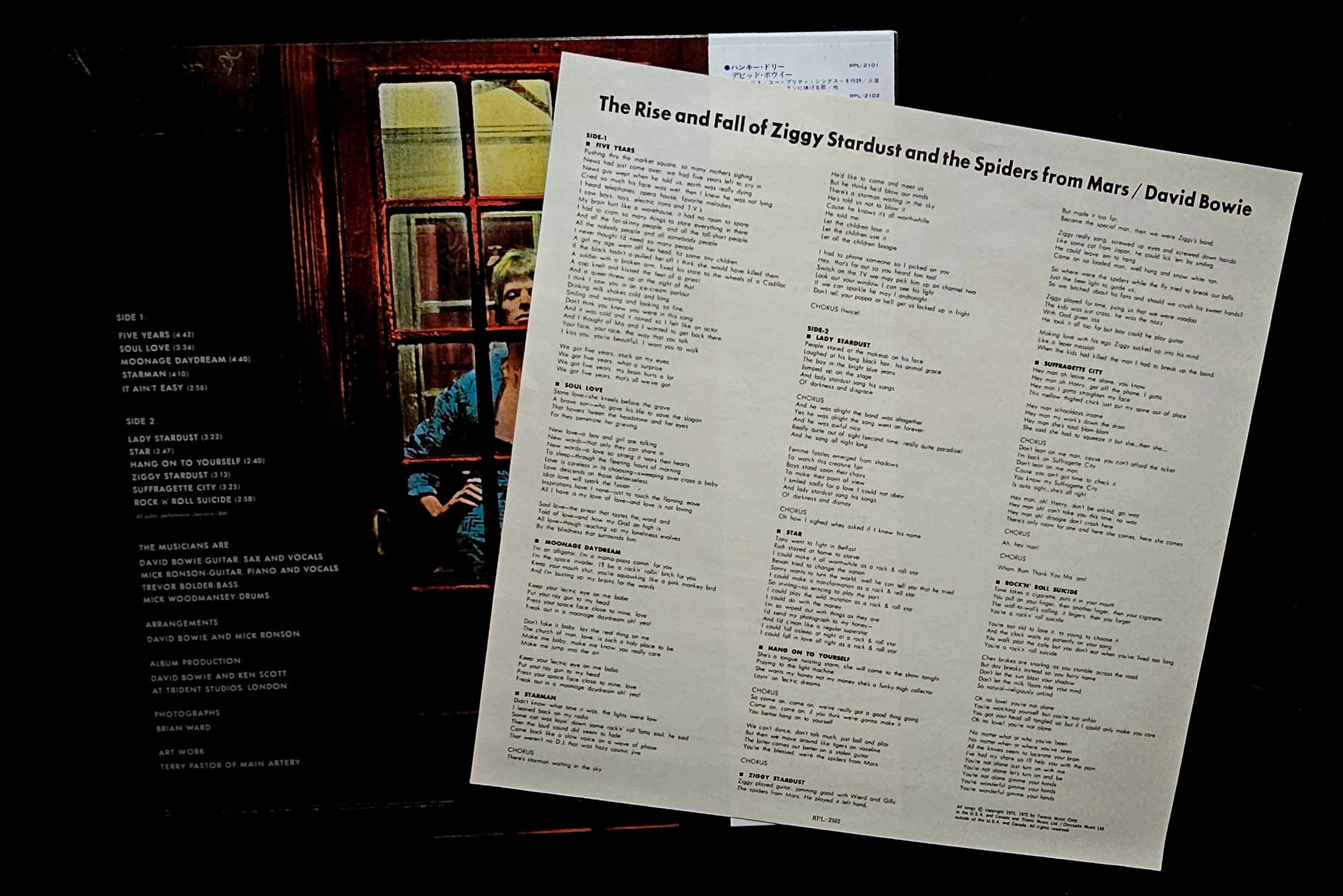 David Bowie -The Rise And Fall Of Ziggy Stardust And The Spiders From Mars  ジギー・スターダスト