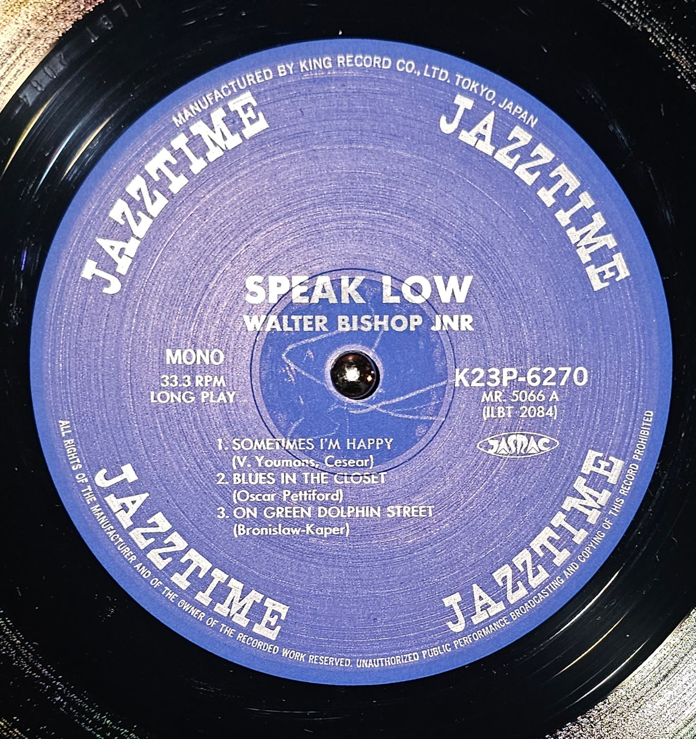 The Walter Bishop, Jr. Trio - Speak Low