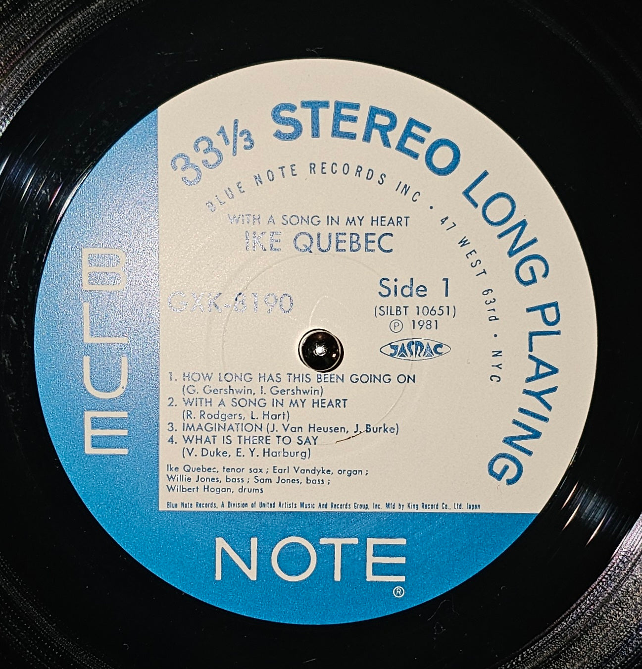 Ike Quebec - With A Song In My Heart