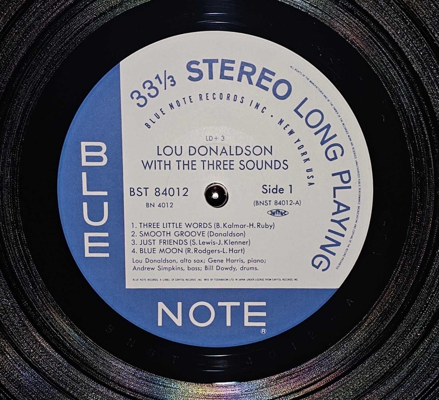 Lou Donaldson With The Three Sounds - LD+3
