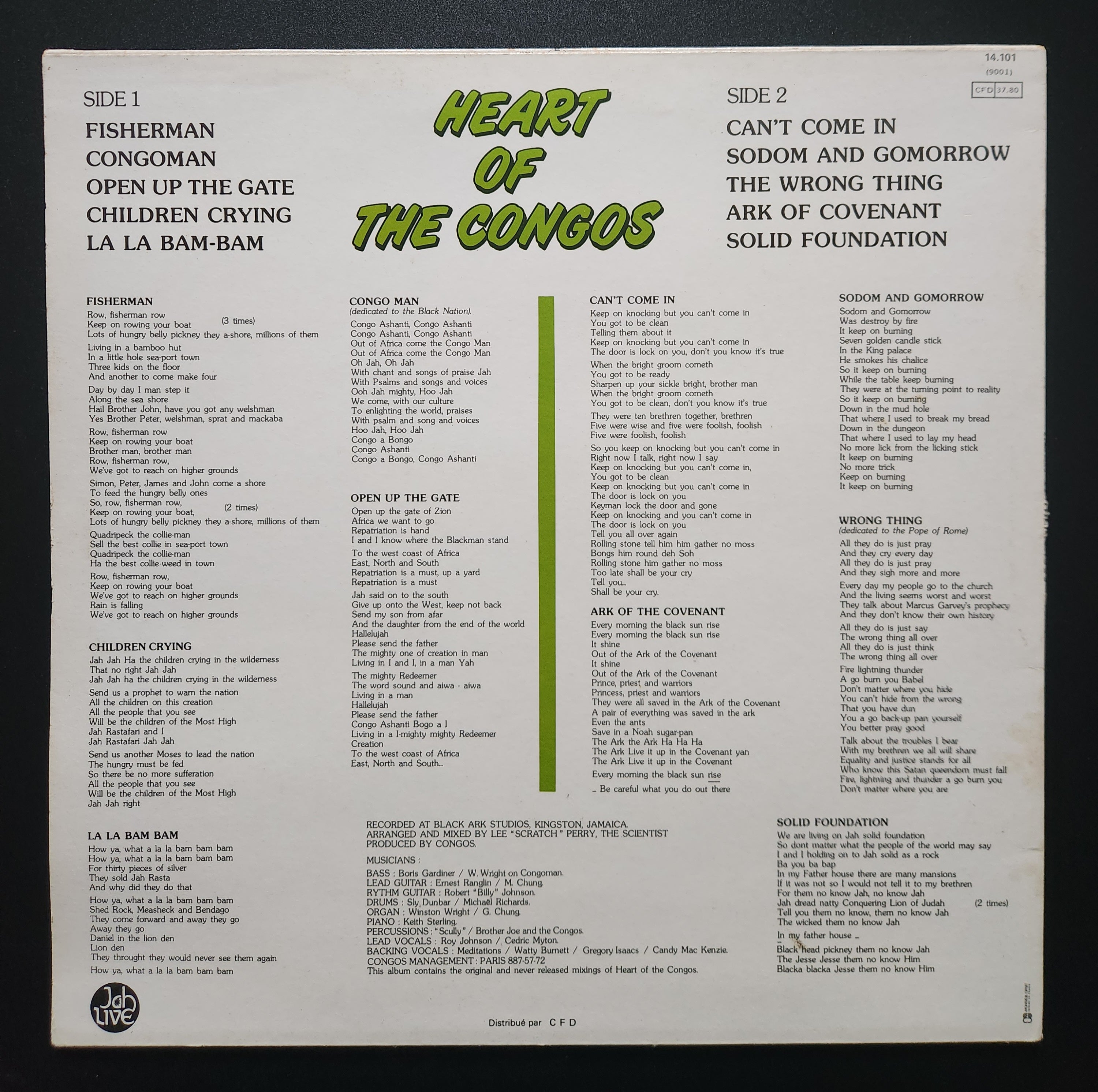 The Congos - Heart Of The Congos