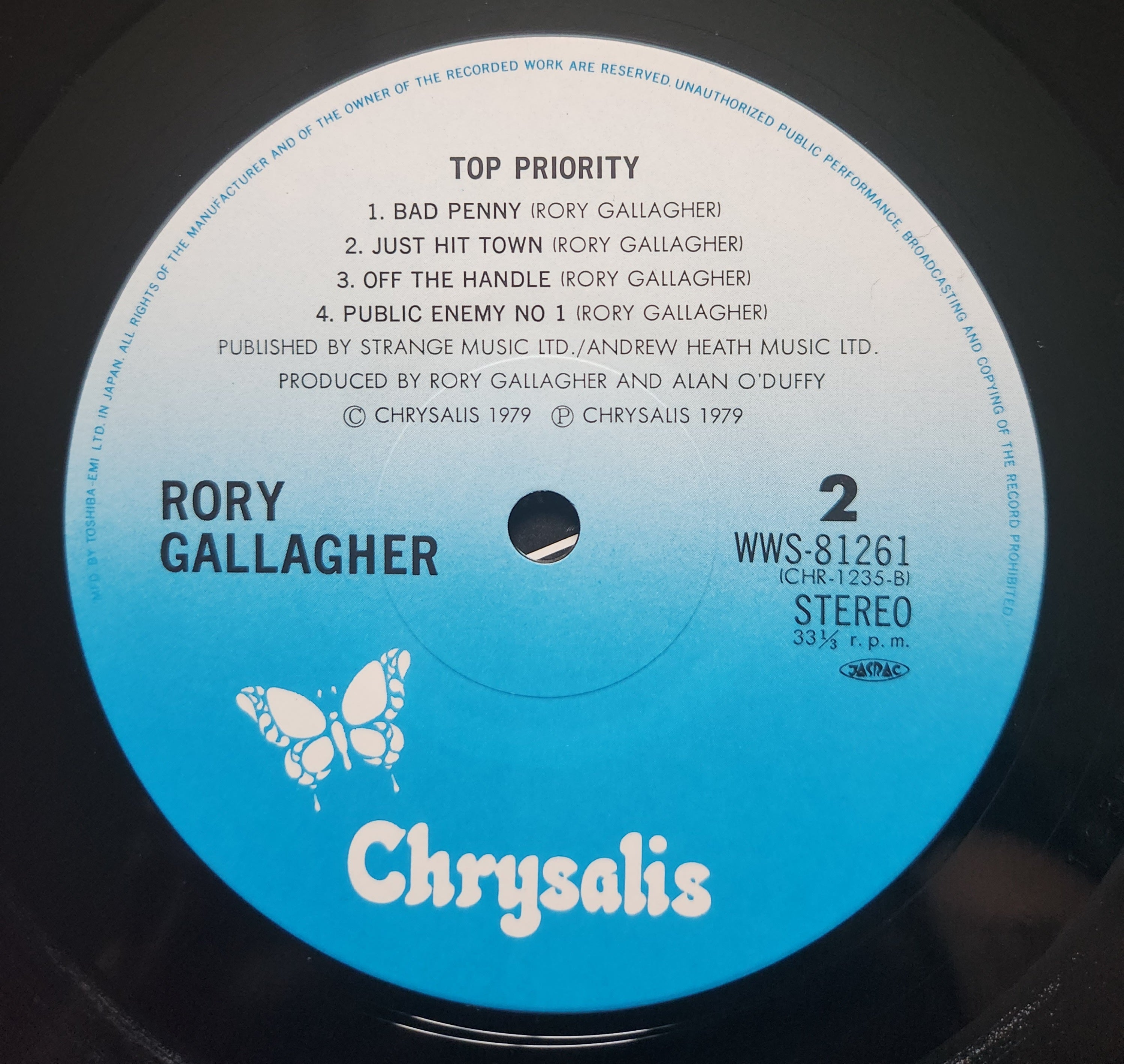Rory Gallagher - Top Priority