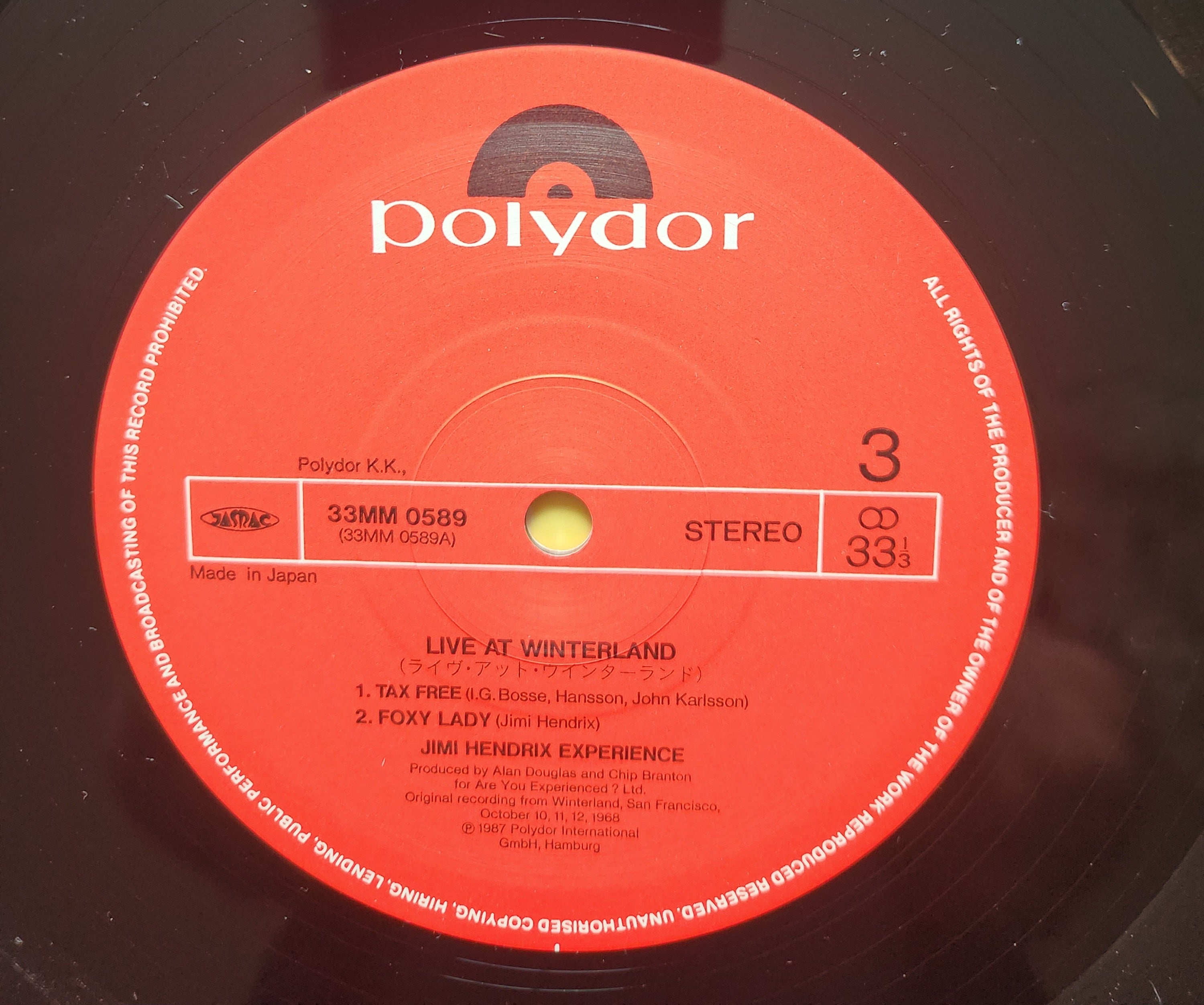 The Jimi Hendrix Experience - Live At Winterland