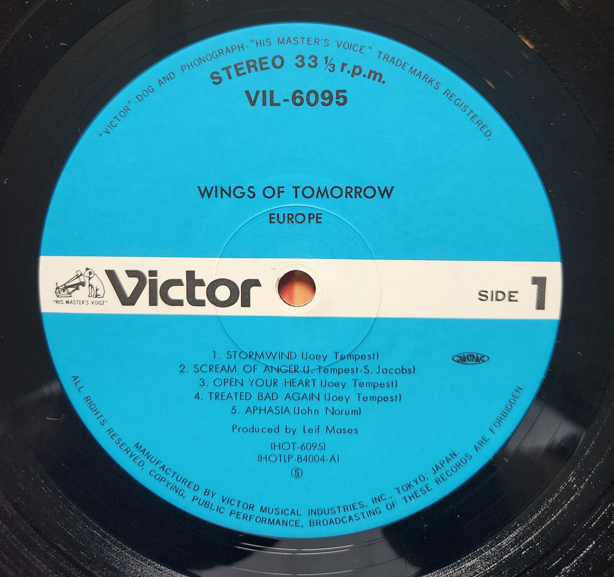 Europe - Wings Of Tomorrow  明日への翼 *