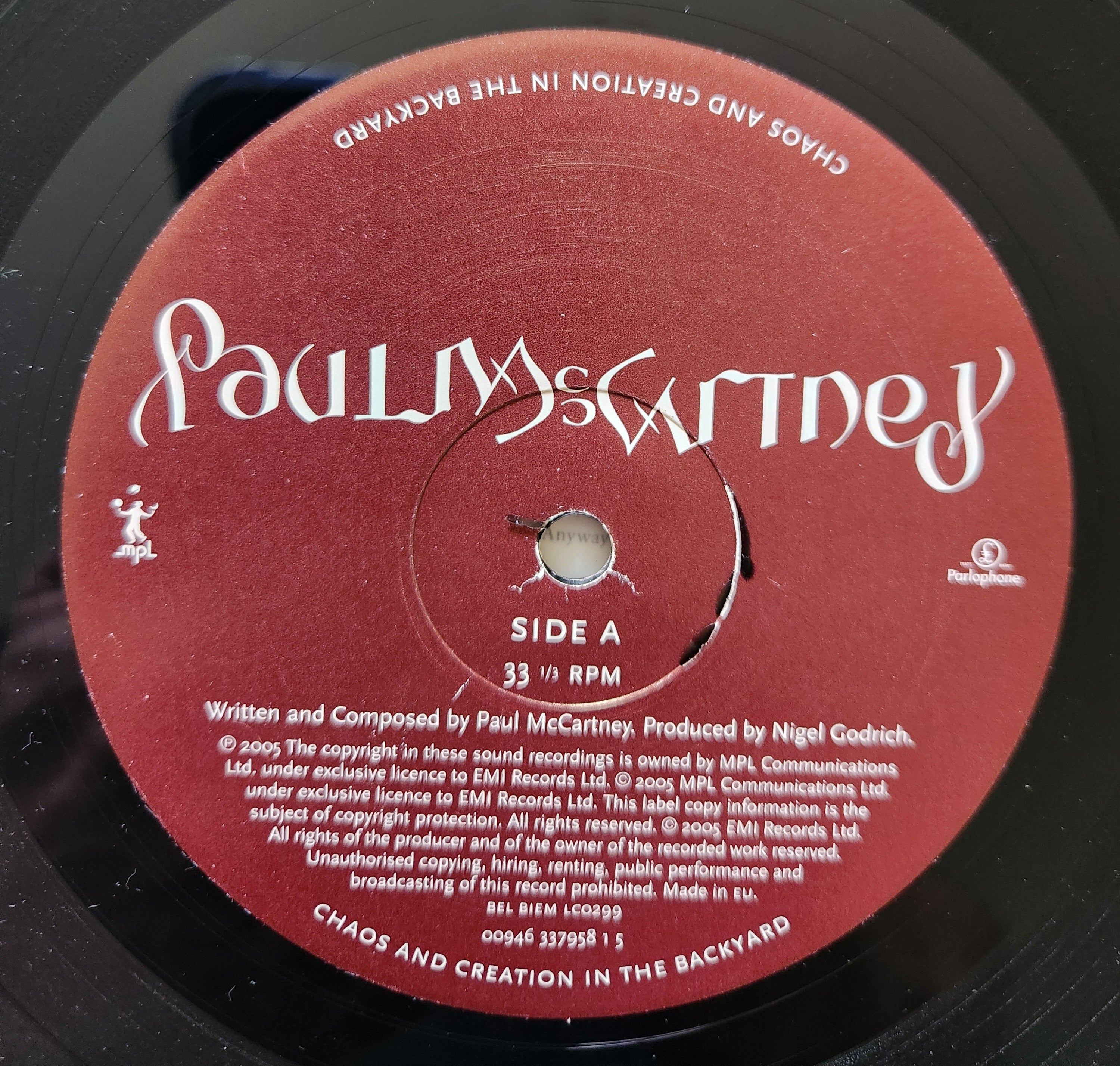 Paul McCartney - Chaos And Creation In The Backyard