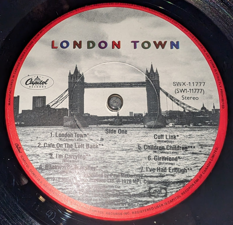 Wings - London Town