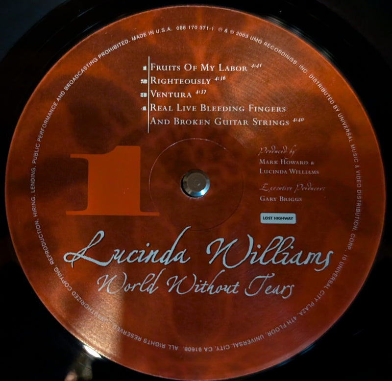 Lucinda Williams - World Without Tears