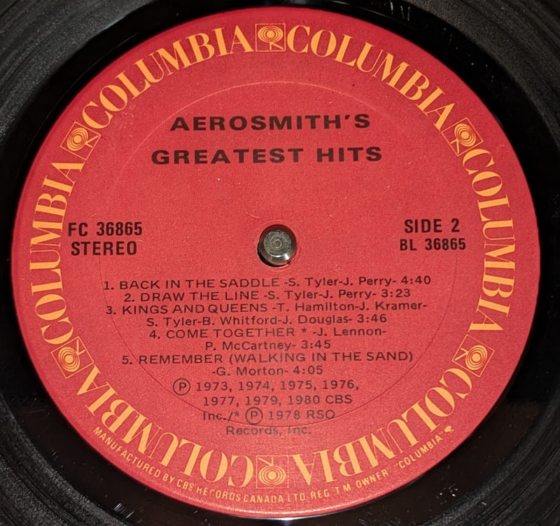 Aerosmith - Aerosmith's Greatest Hits