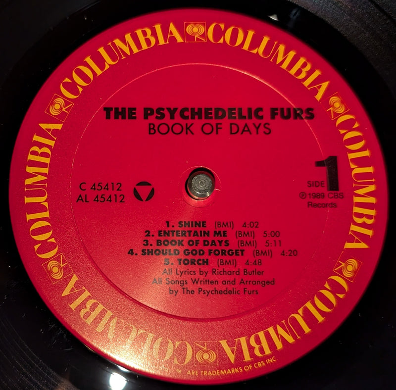 The Psychedelic Furs - Book Of Days