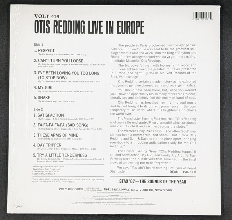 Otis Redding - Otis Redding Live In Europe