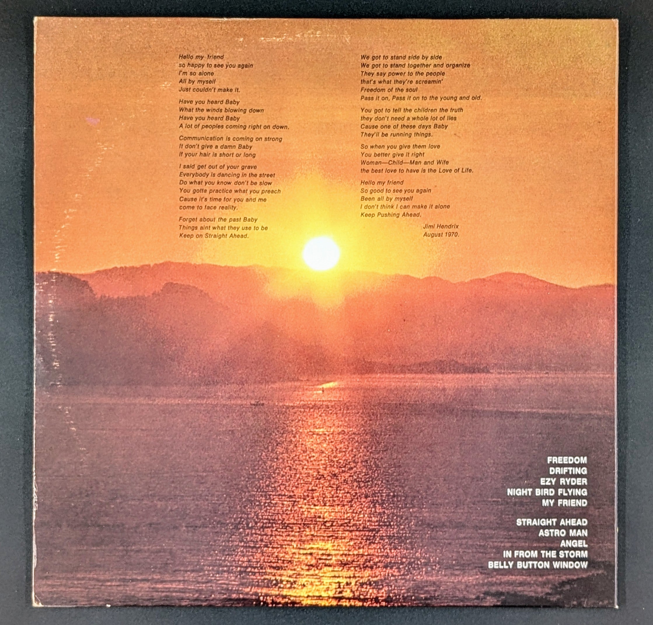 Jimi Hendrix - The Cry Of Love