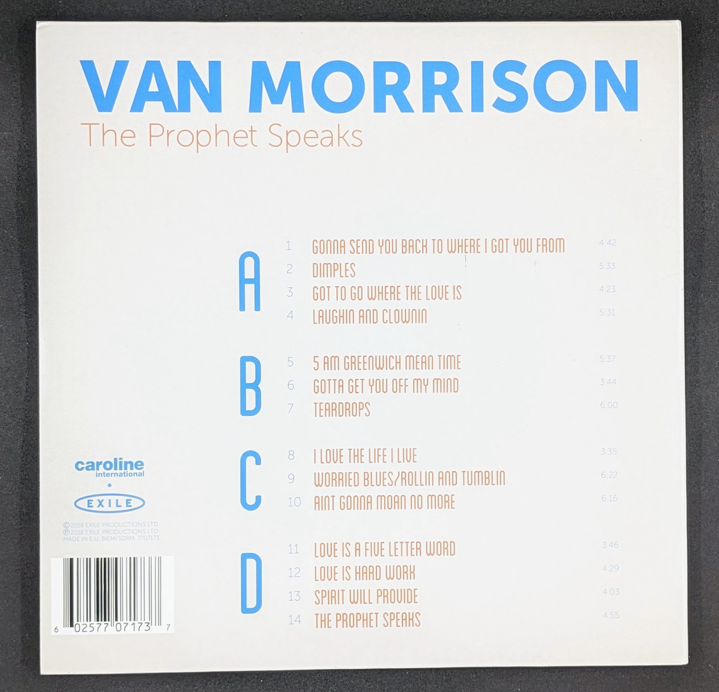 Van Morrison - The Prophet Speaks