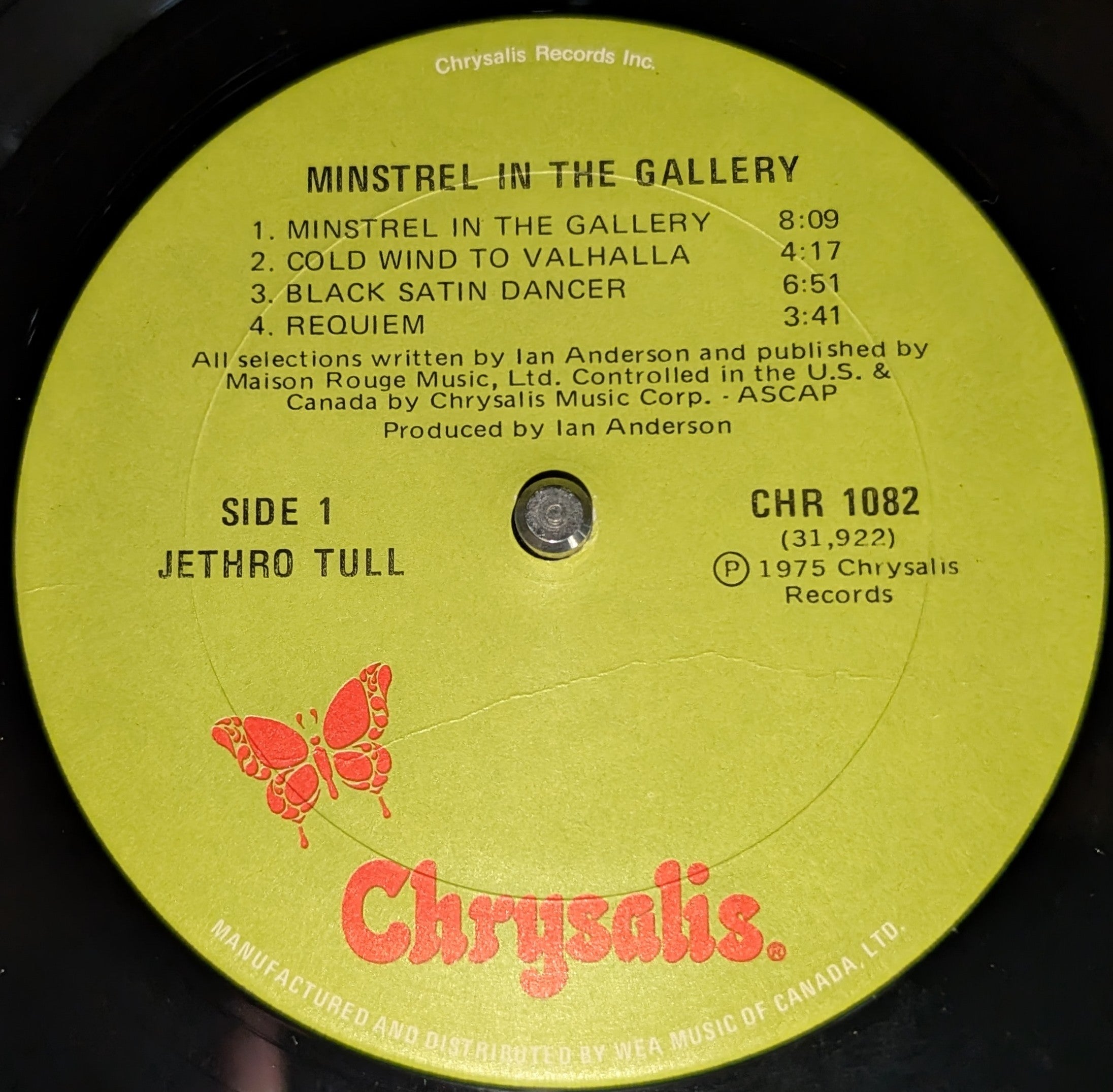 Jethro Tull - Minstrel In The Gallery