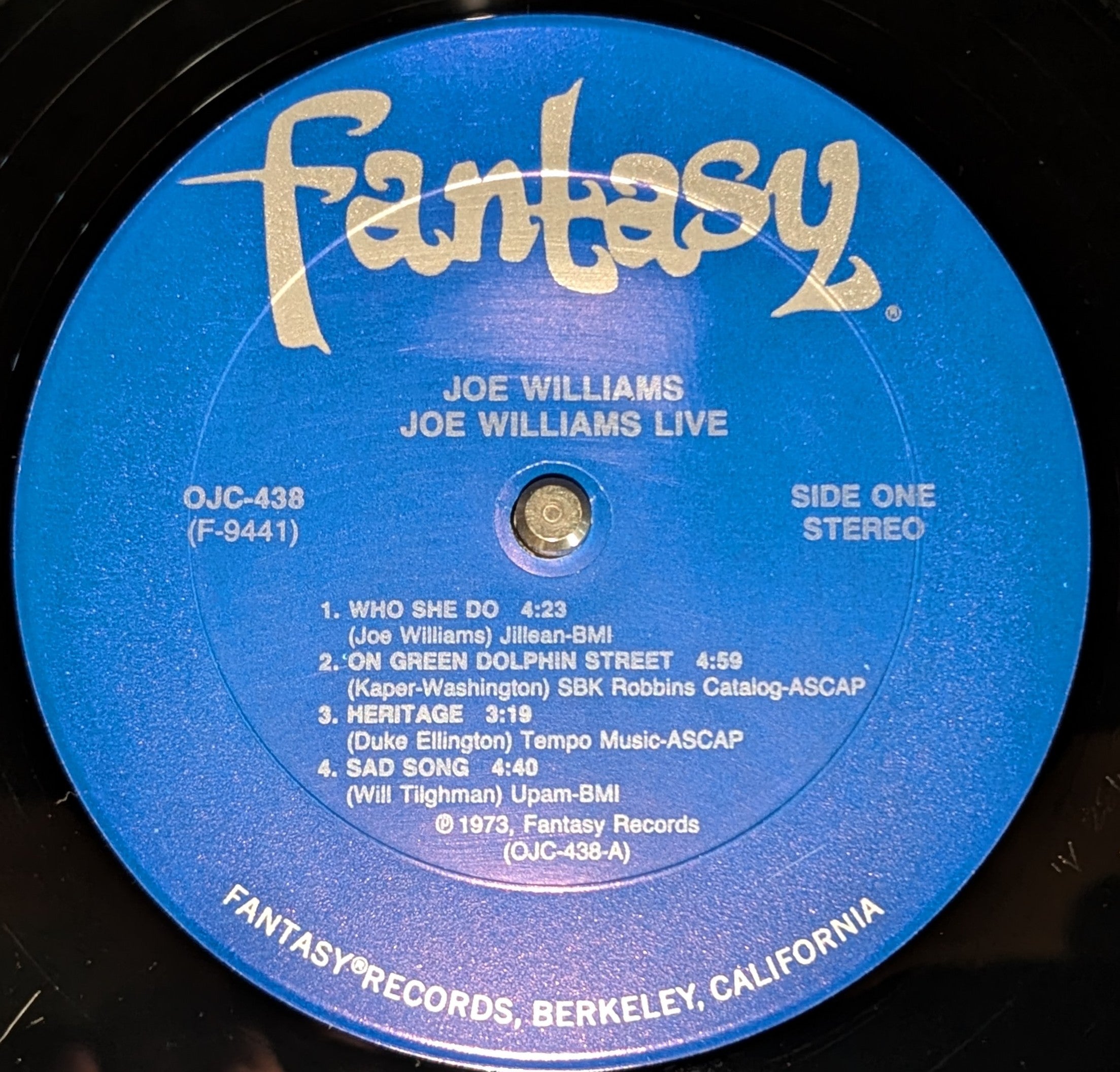 Joe Williams - Joe Williams Live