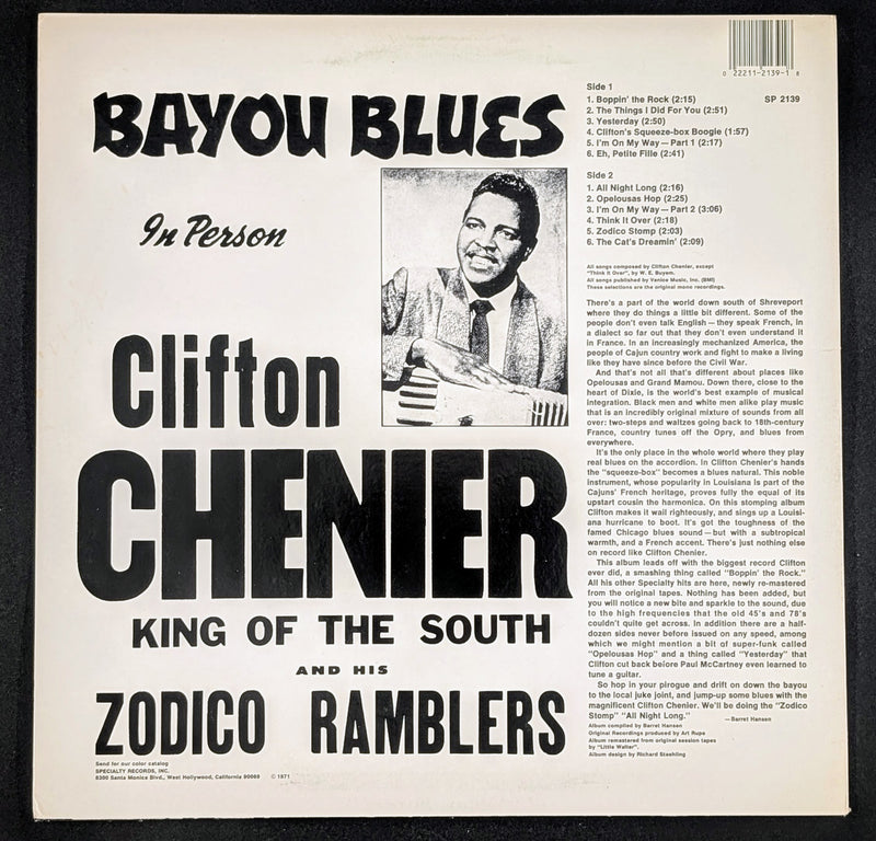 Clifton Chenier - Bayou Blues