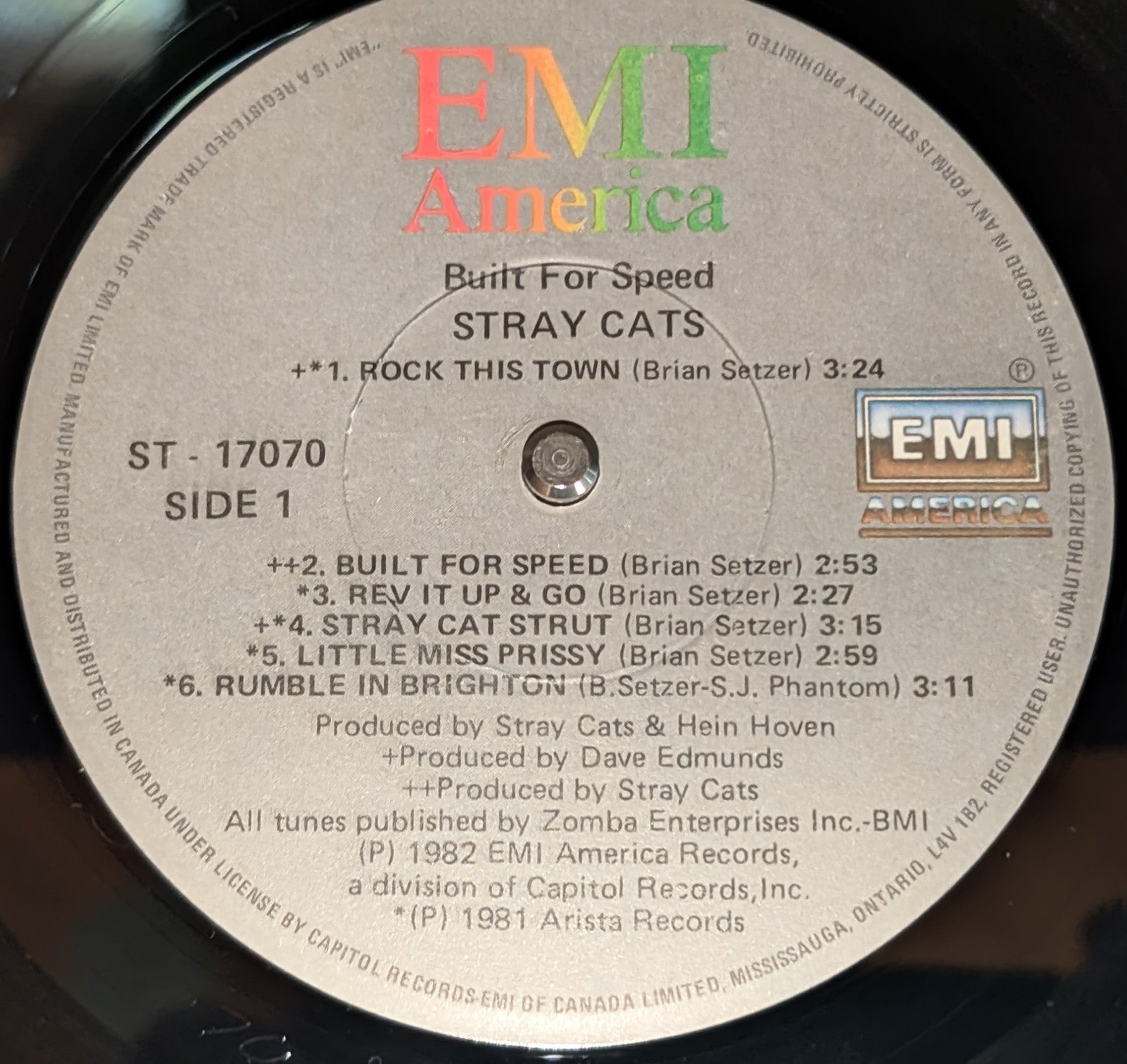 Stray Cats - Built For Speed
