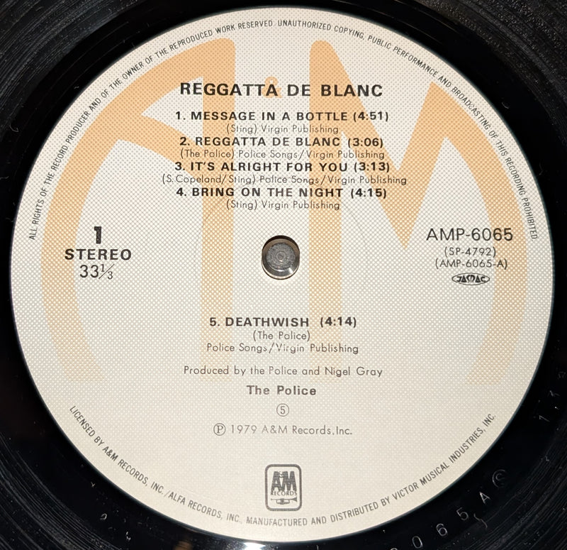 The Police - Reggatta De Blanc