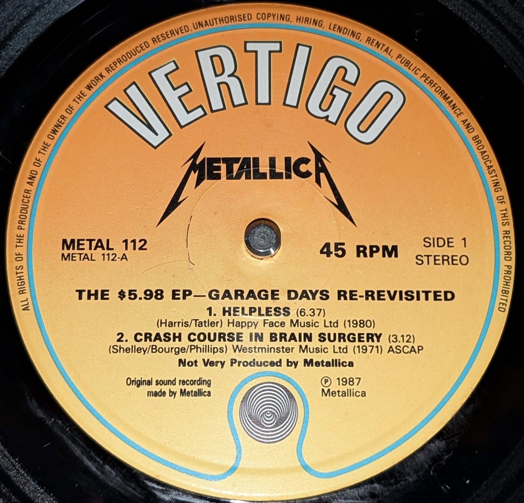 Metallica - The $5.98 E.P. - Garage Days Re-Revisited
