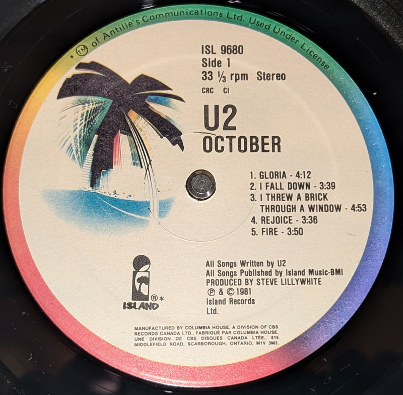 U2 - October