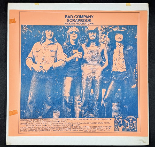 Bad Company - Scrapbook - Kicking Around Town ** Sold **