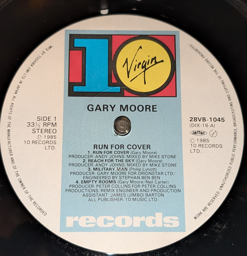 Gary Moore - Run For Cover