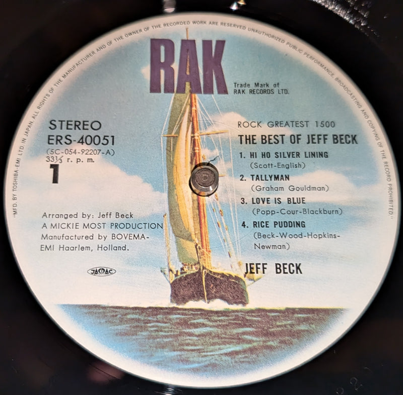 Jeff Beck - The Best Of Jeff Beck