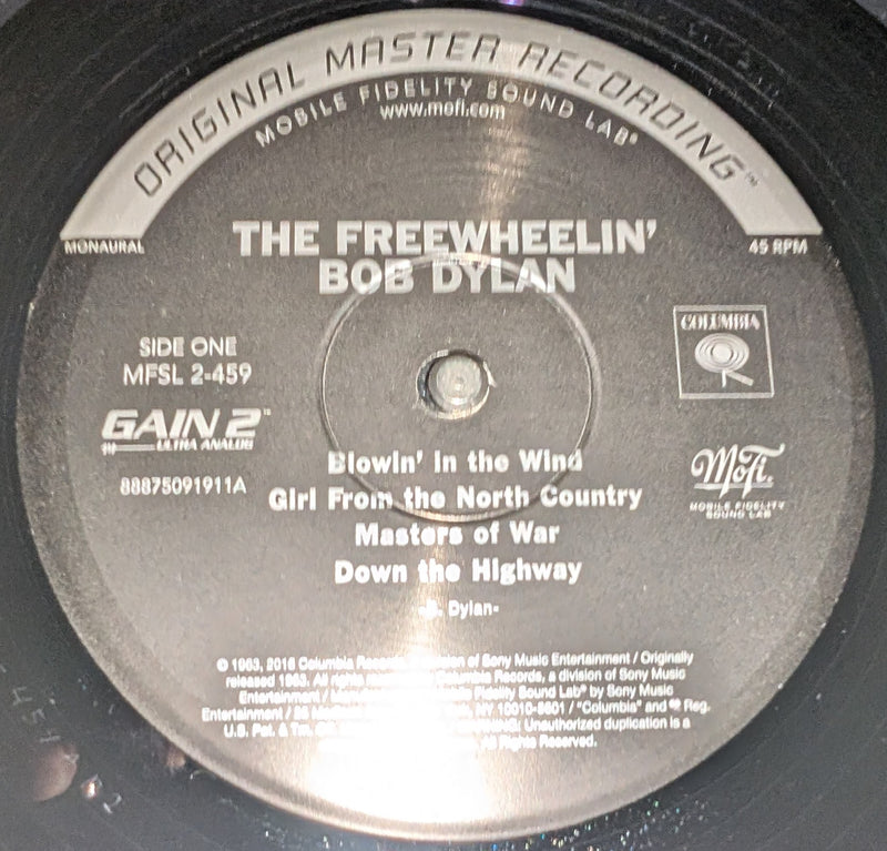 Bob Dylan - The Freewheelin' Bob Dylan (Mobile Fidelity)