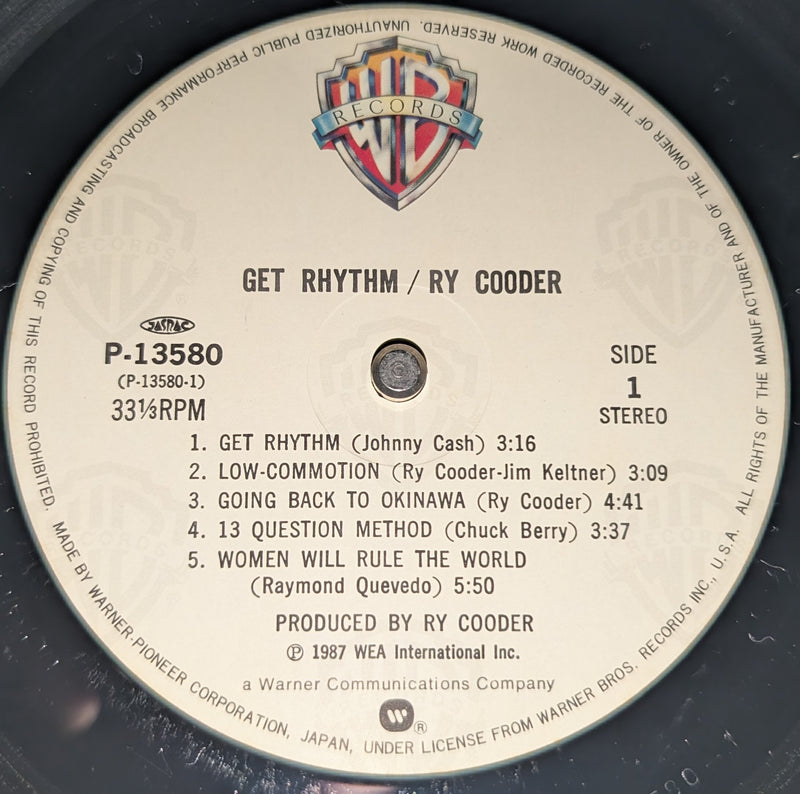 Ry Cooder - Get Rhythm