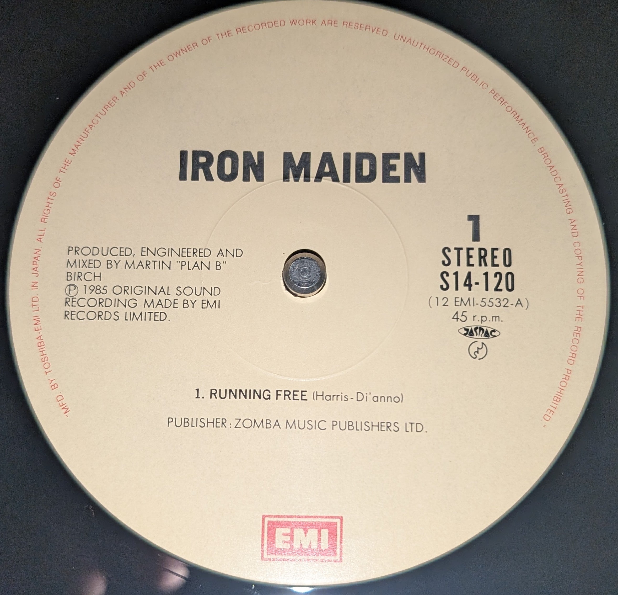 Iron Maiden  - Running Free