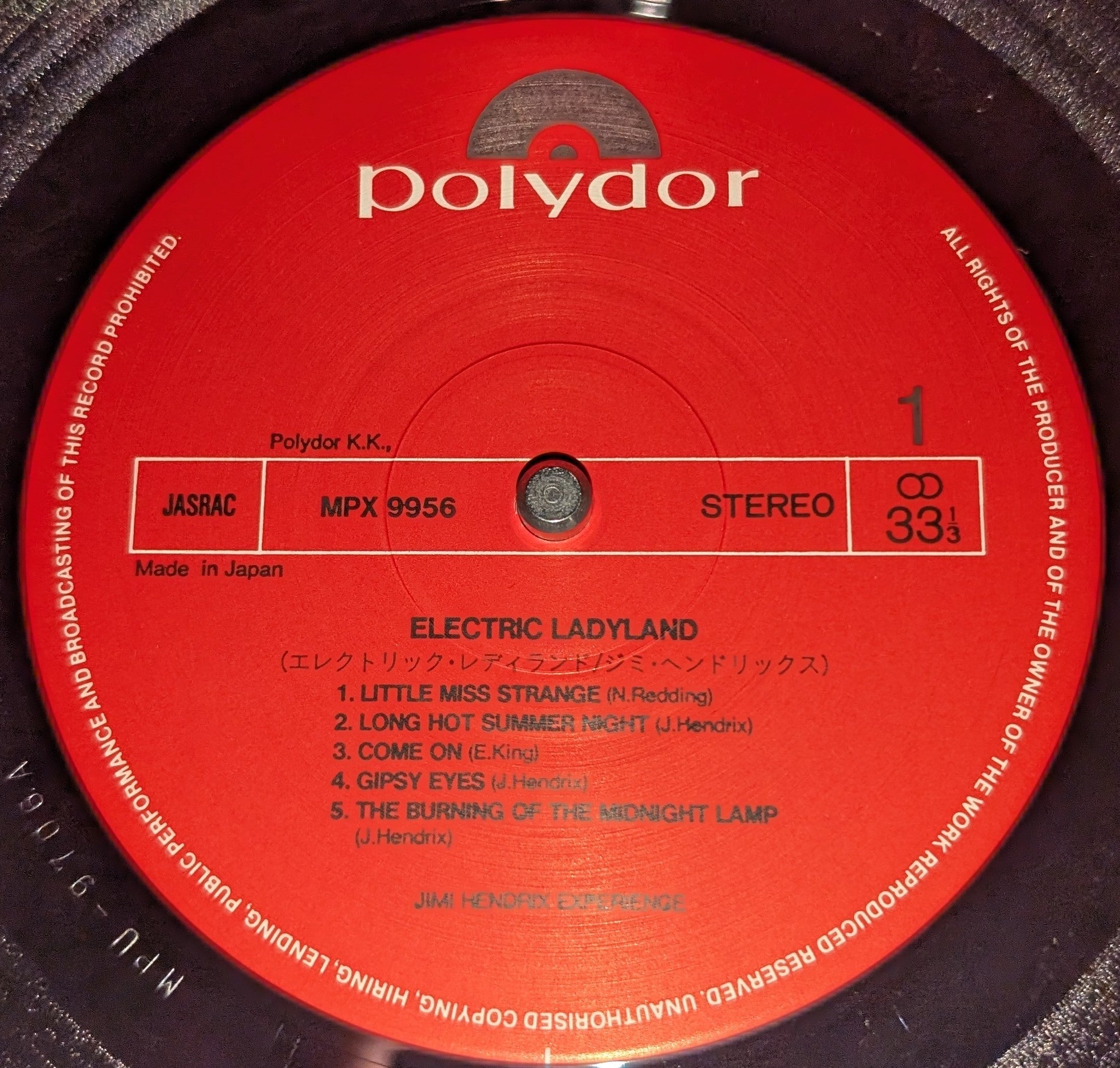 The Jimi Hendrix Experience - Electric Ladyland ** Sold **